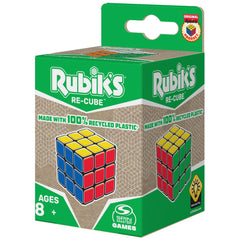 Rubik's Re-Cube 3x3 durable build for everyday puzzle play.