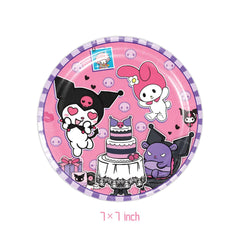 Ruewarm Digbys Kuromis napkins complementing the themed celebration and quick cleanup.