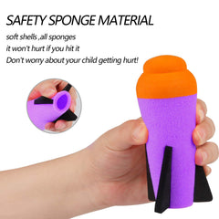 Purple Ruibytree missiles for Nerf parties, featuring safe EVA foam