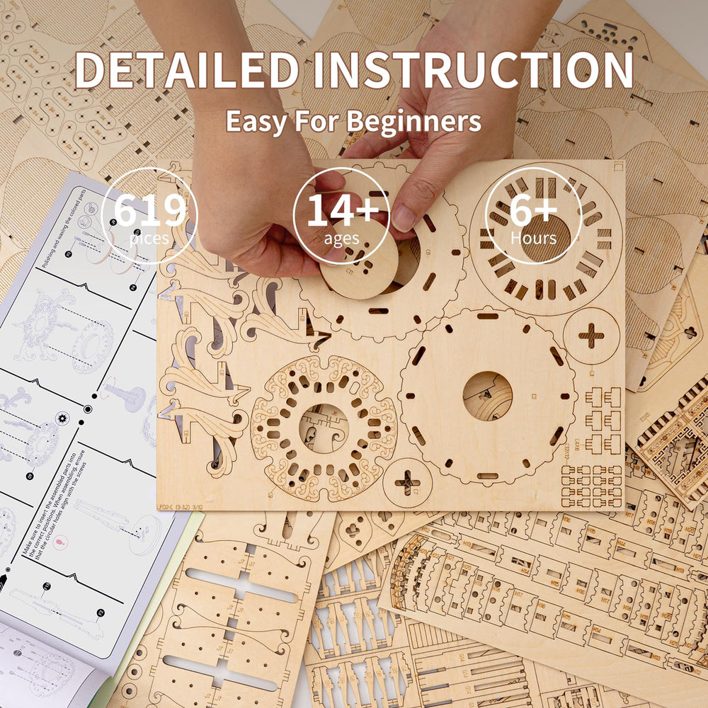 RUIFAM detailed video instructions support smooth step-by-step building.