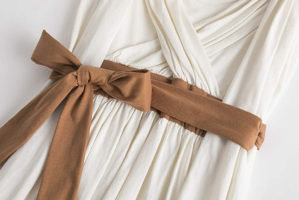 Ruikajia Rey glitter finish dress detail with stretchable fabric for comfort.