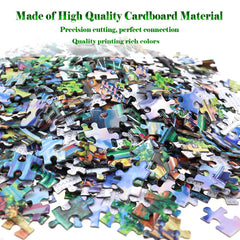 Runlycan recycled-board material ensures sturdy puzzle construction and long-lasting appeal.