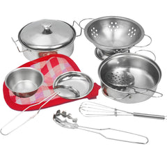Rupnoflbui mini kitchen set strainer spoon for draining pretend soups