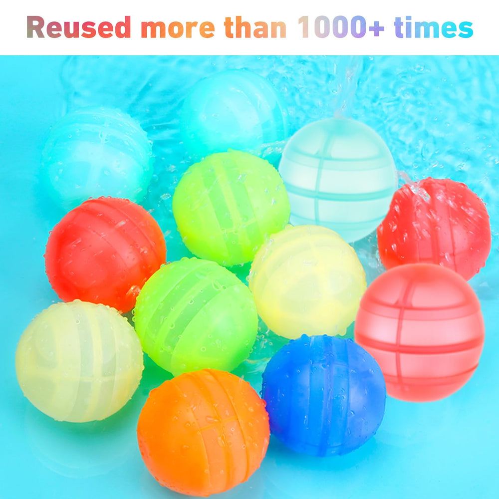 RURING silicone balloons offer gentle play and easy cleanup.