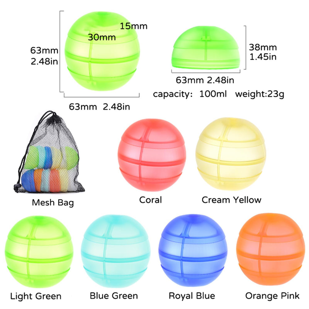 RURING silicone self-sealing balloons with soft surface for kid-safe fun.
