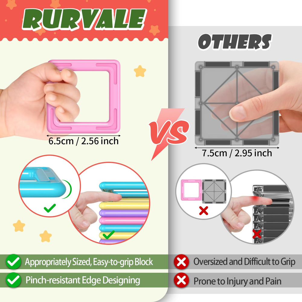 Rurvale ABS material safety for durable kid-friendly blocks