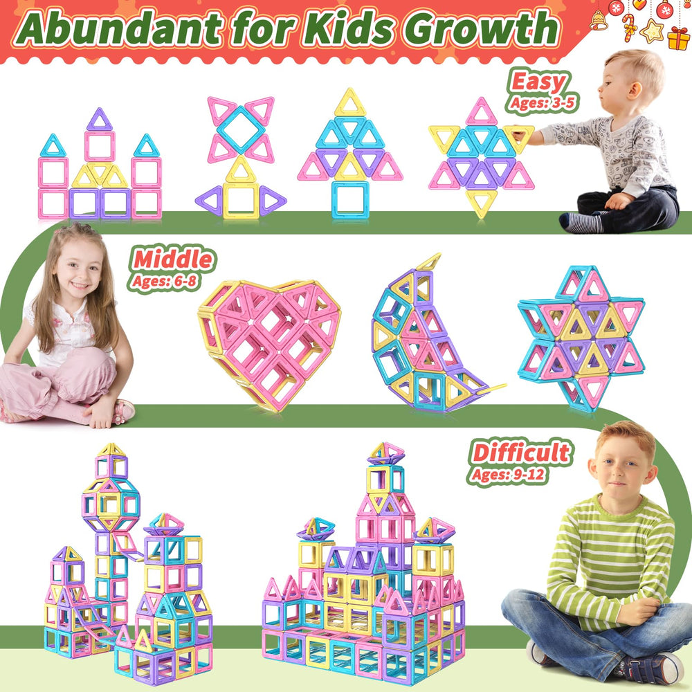 Rurvale portable magnetic tiles playset for on-the-go creativity.