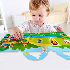 RUSON travel-friendly sticker book keeps stickers organized on journeys