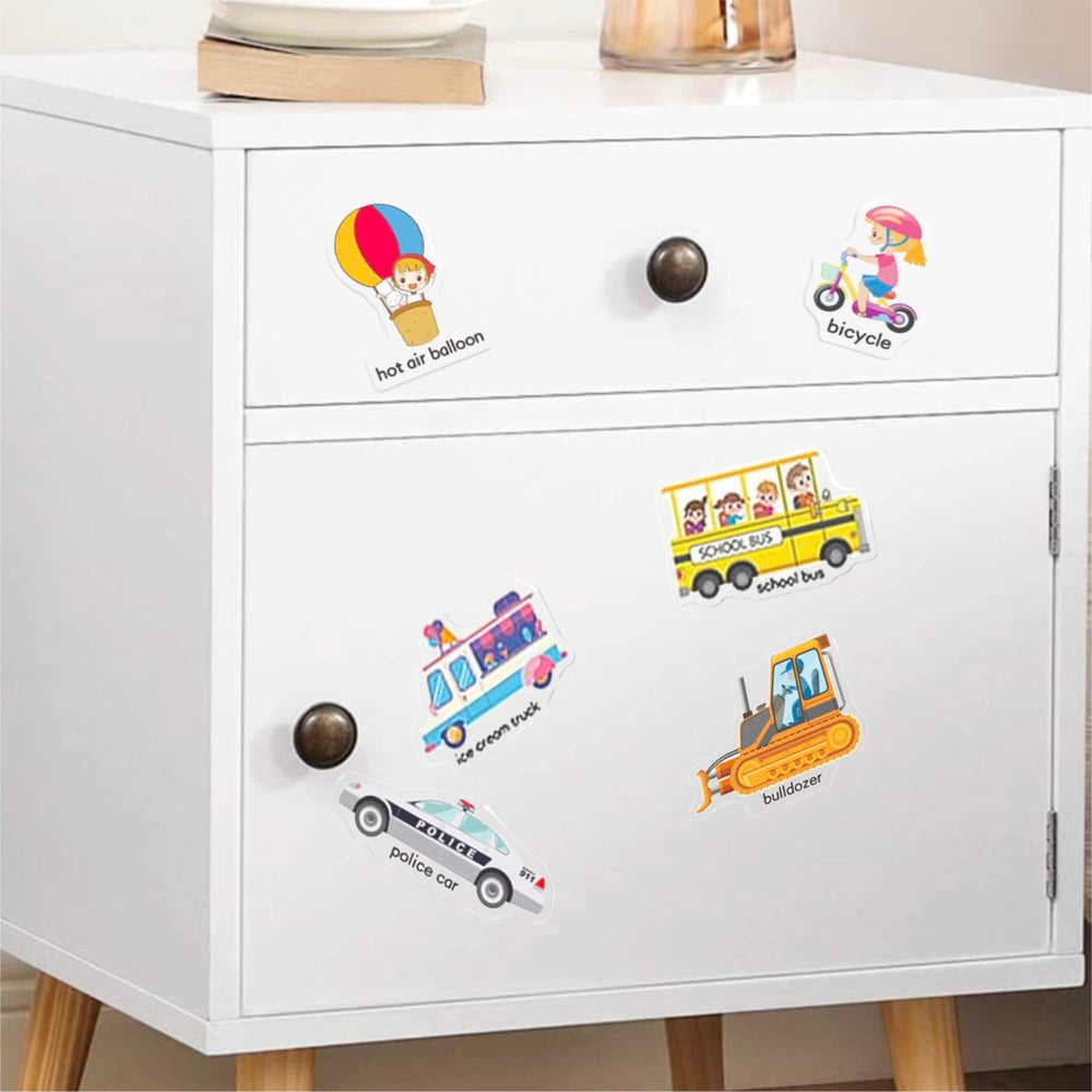 RUSON sticker book removable stickers enable easy scene customization