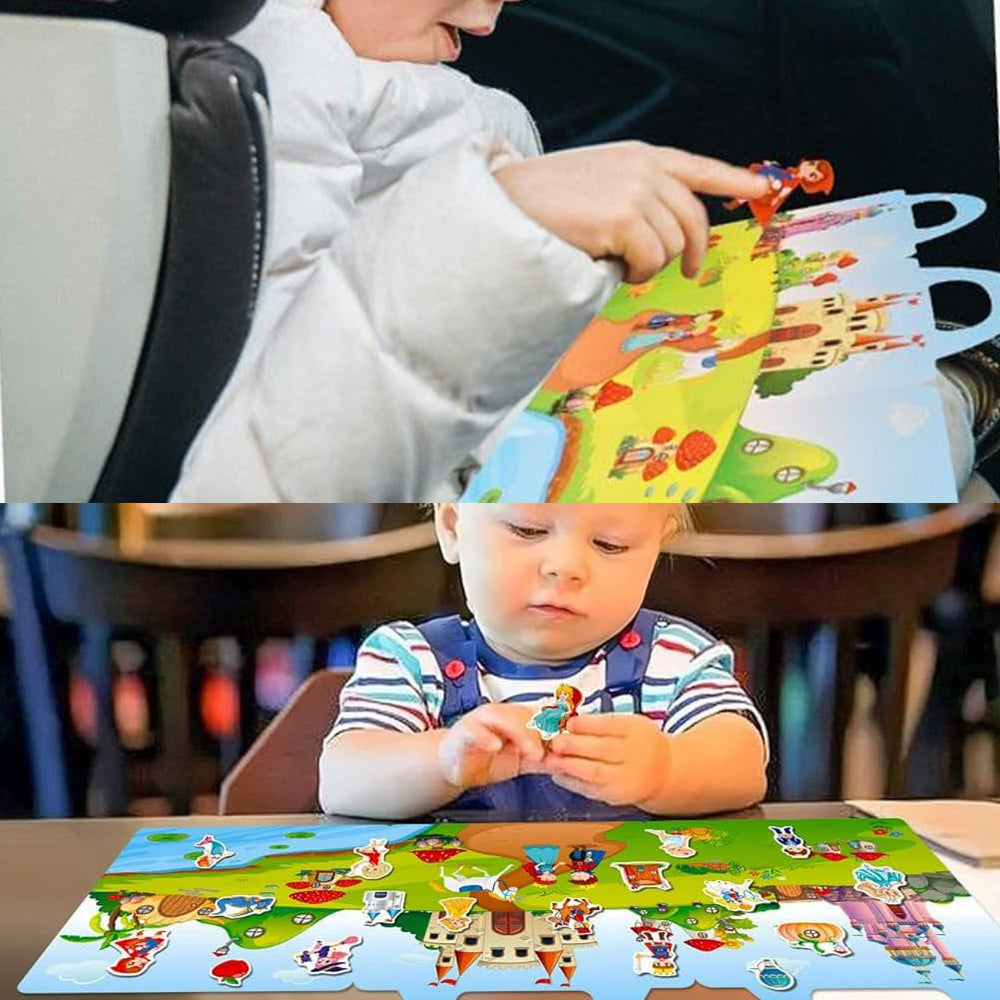 RUSON storage pocket—built-in space to keep stickers organized
