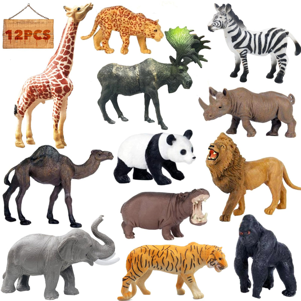 RUSON tiger realistic jungle figure for imaginative play and fine motor skills.
