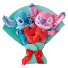 Ruz Disney Stitch & Angel plush bouquet, soft textures for gifting delight