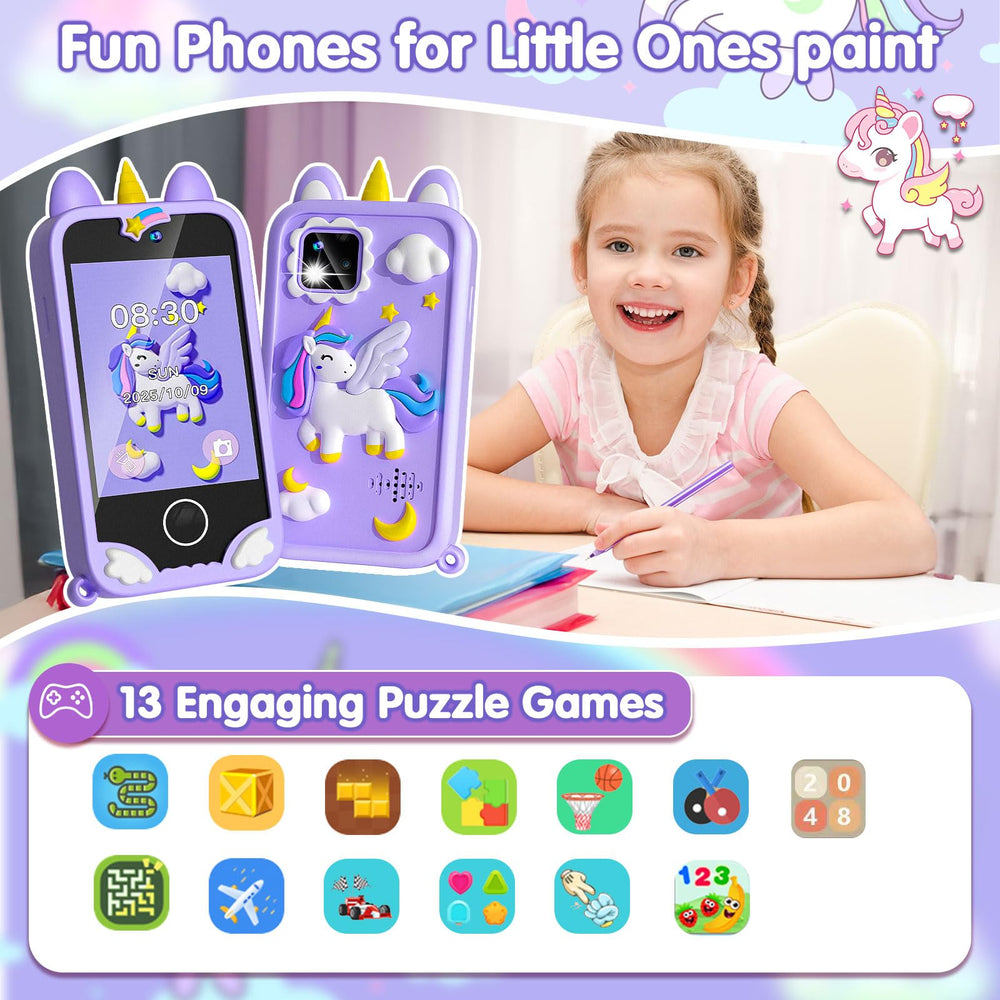 Rvwsx Kids Phone educational games expand thinking while having fun.