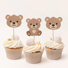 Rweseo We Can Bearly Wait topper for playful birthday desserts.
