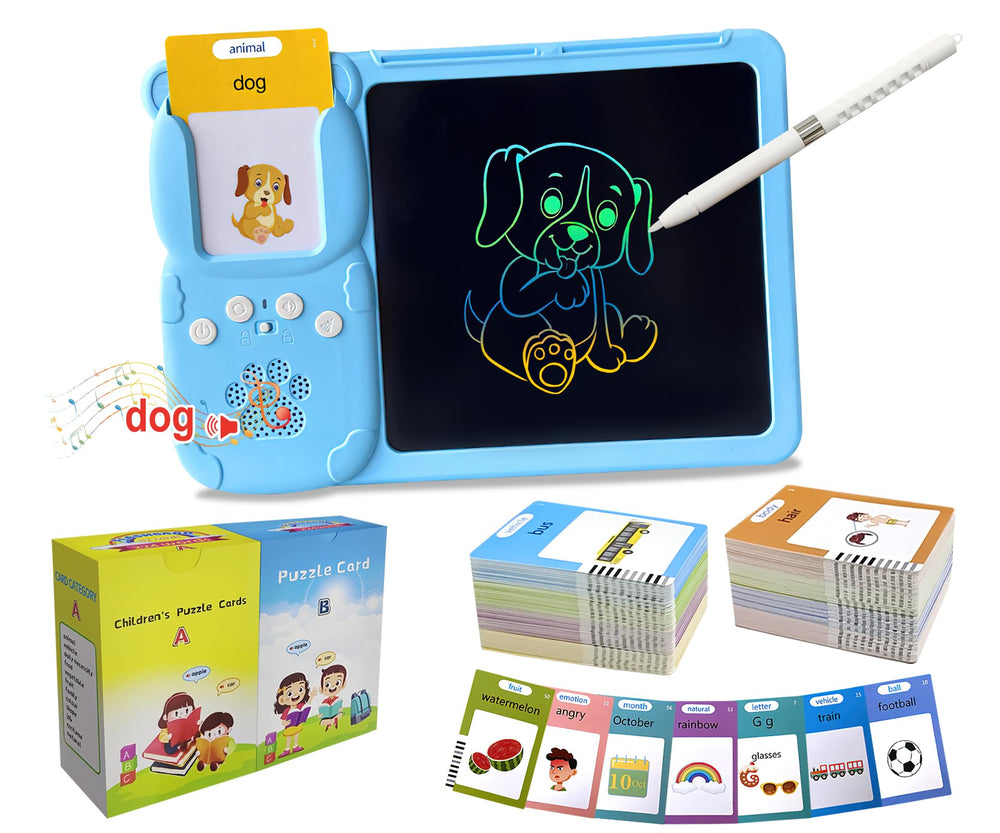 Rylai Toddler Talking Flash Cards front view for early literacy and engagement.