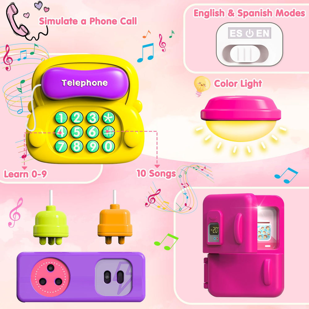 Ryotagift bilingual numbers toy with English and Spanish learning benefits