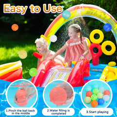 RYTABEE water balloons filling action demonstrating quick-fill feature