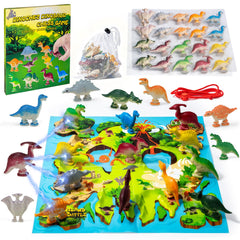Rytopt Dinochez Dinosaur Chess Set: 20 pieces for family-friendly strategy play.