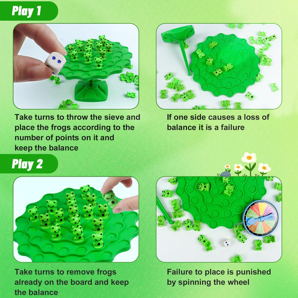 Rytopt Frog Balance Family Play Session shows parents and kids enjoying interactive learning.