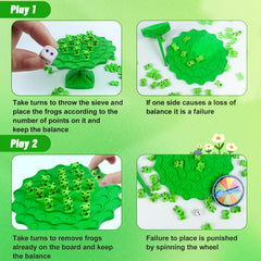 Rytopt Frog Balance Family Play Session shows parents and kids enjoying interactive learning.