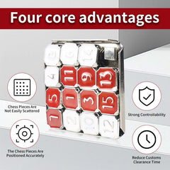 Rytopt metal puzzle durable zinc alloy withstands hours of smooth sliding