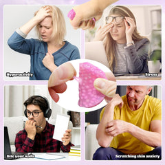 Rytopt pink skin-picking fidget set for travel.