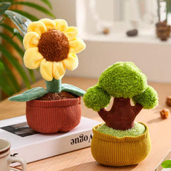 Ryttir 2-pack yellow flower plush pillow for cheerful kids decor and cuddles.