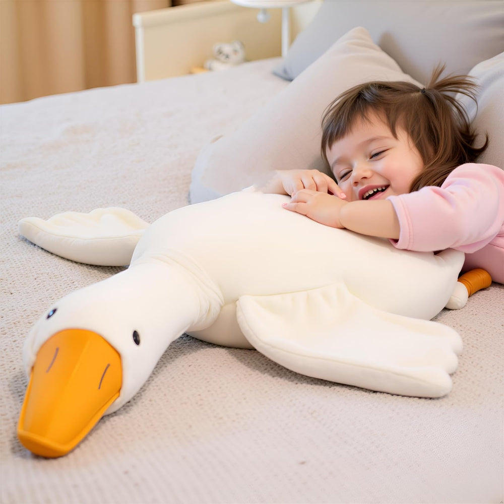 Ryttir Giant Goose Plush in nursery decor setup, adds a friendly focal point.