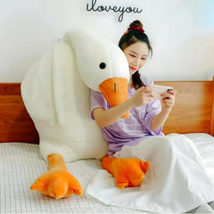 Ryttir Giant Goose Plush adds cozy nursery decor to any room