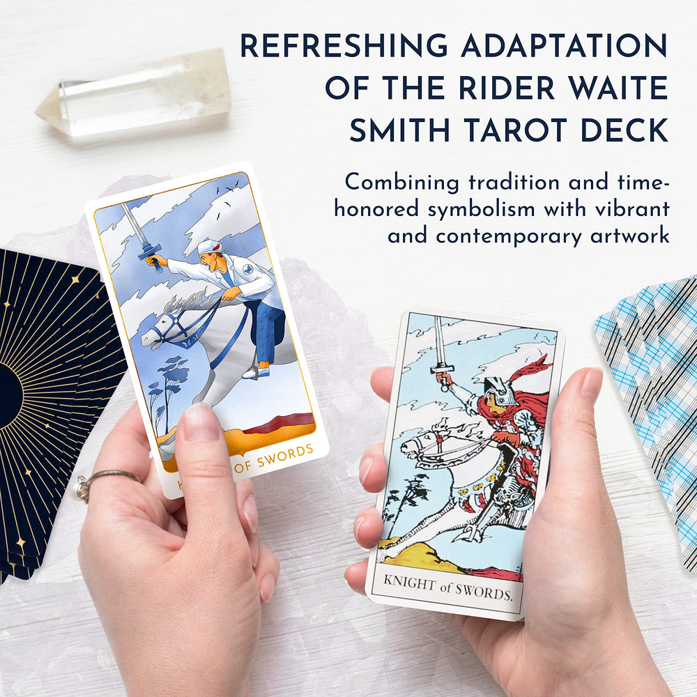 RYVE Awaken cards in hand, smooth shuffle for everyday practice.