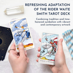 RYVE Awaken cards in hand, smooth shuffle for everyday practice.
