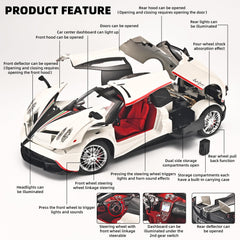 RZAPE Pull-back rear wheels enable smooth forward motion.