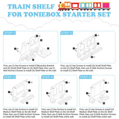 RZYLKA Tonies display for up to 30 characters simplifies sorting.