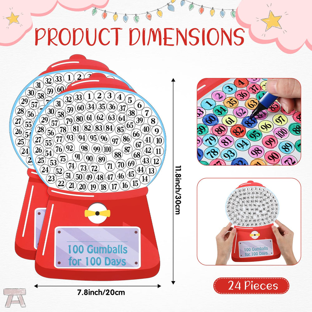 Sabary colorful gumball machine craft fosters student engagement and color matching.