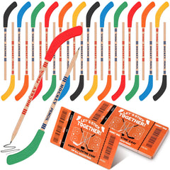 Sabary hockey pencils multicolor package, ideal for classroom favors and events.