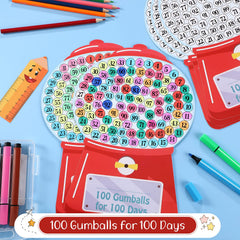 Sabary student DIY gumball activity fuels creativity and counting practice.