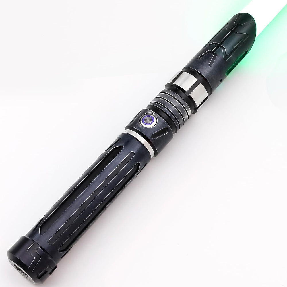 Saberforms lightsaber duel hilt in metal finish for durable dueling.