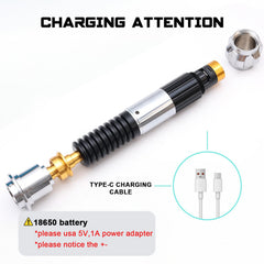 Saberforms lightsaber metal-hilt withstands heavy practice and impact.