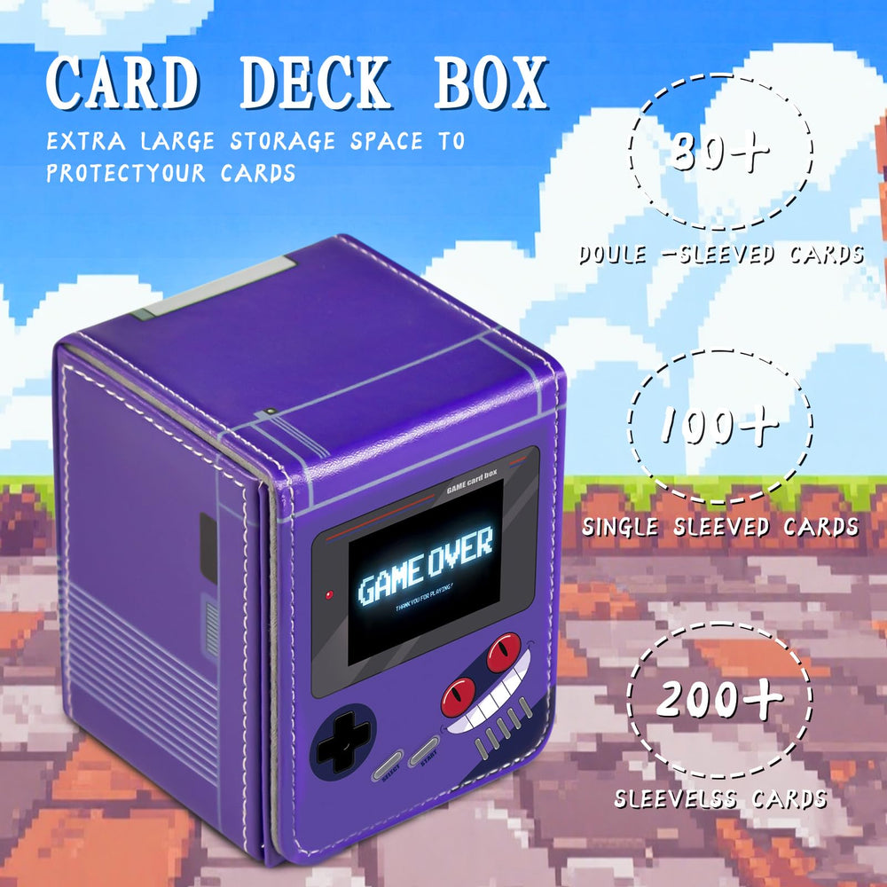 Sabermaster deck box waterproof exterior protects cards in travel and rain.