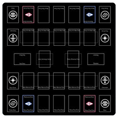 sabermaster Card Rubber Mat hero showing a spacious 60x60 cm play area for two players