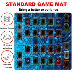 Sabermaster Card Rubber Mat stitching technology reduces wear and tear.