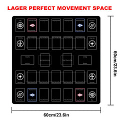 sabermaster Card Rubber Mat top view highlighting the large surface for cards