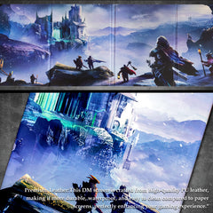 Sabermaster DND Screen leather four wet-erase pockets for notes