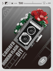 Sacblirr floral camera assembly kit with customizable floral components