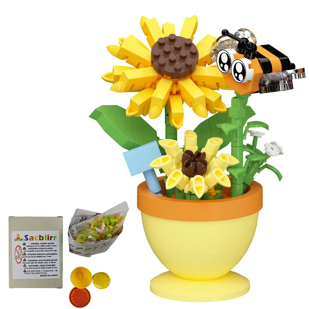 Sacblirr Mini Flower Bonsai dragonfly scene adds whimsy to shelves.