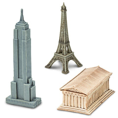 Safari Ltd Around the World Toob Taj Mahal figure, vivid mini landmark for cultural stories