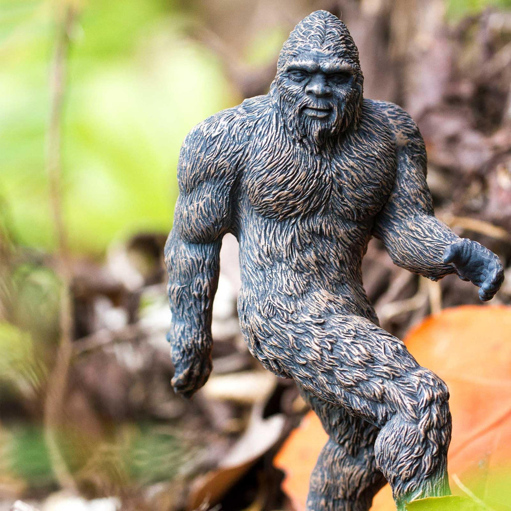 Safari Ltd. Bigfoot figurine with thick fur detail for tactile storytelling.