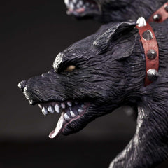 Cerberus figurine measuring 4.75 inches for kid-friendly handling.