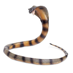 Safari Ltd Cobra figurine is poseable for dynamic scenes and storytelling.