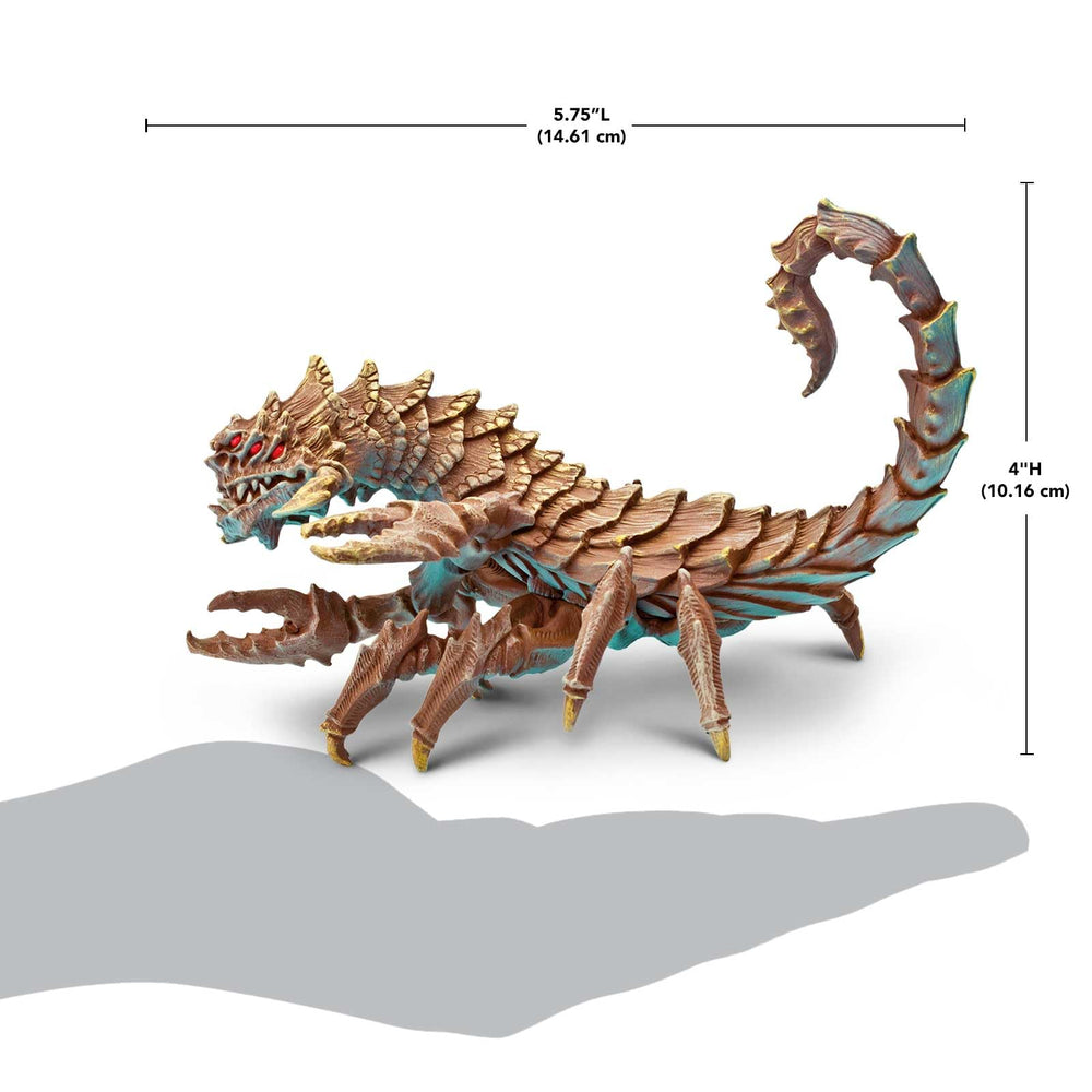 Safari Ltd Desert Dragon scales and armored look invite fantasy role-play.